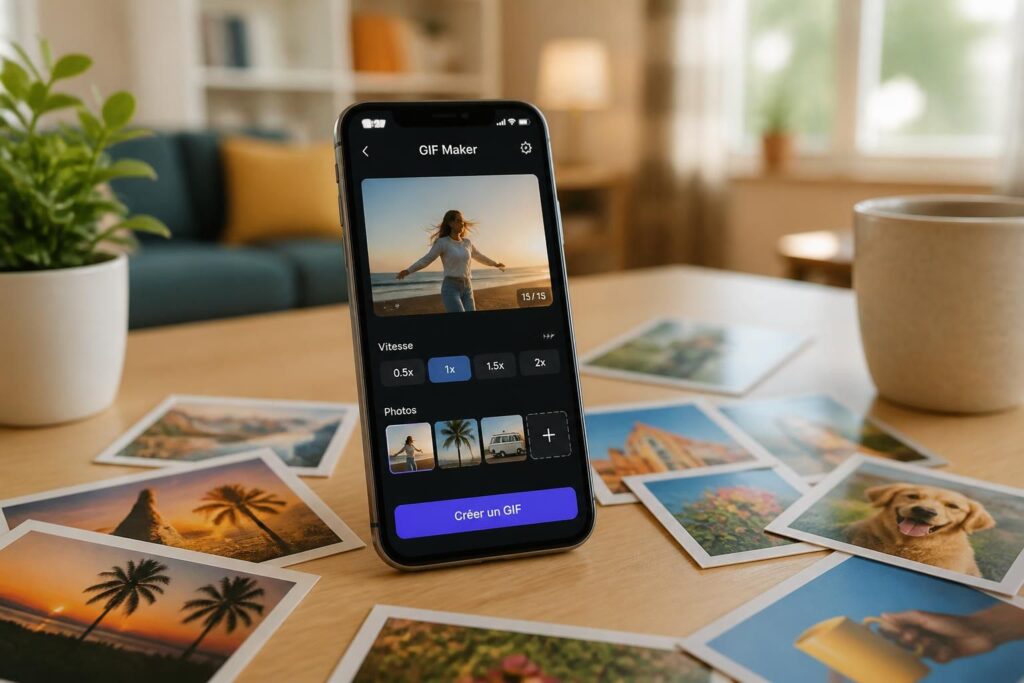 apprenez à créer facilement un gif animé à partir des photos de votre téléphone grâce à notre guide simple et rapide.