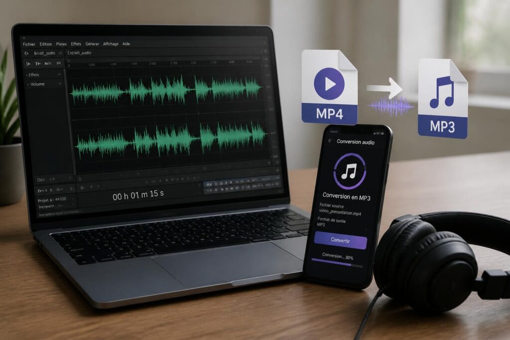découvrez comment extraire facilement le son ou la musique d'une vidéo et le convertir en fichier mp3 de haute qualité grâce à nos méthodes simples et efficaces.