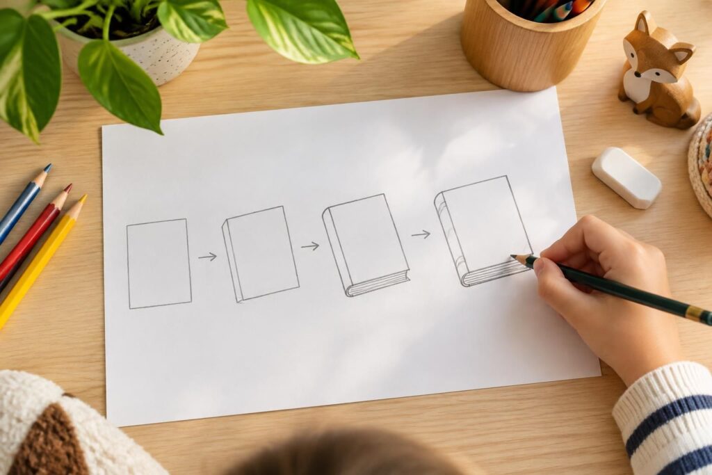 Comment dessiner un livre facilement pour enfants et débutants